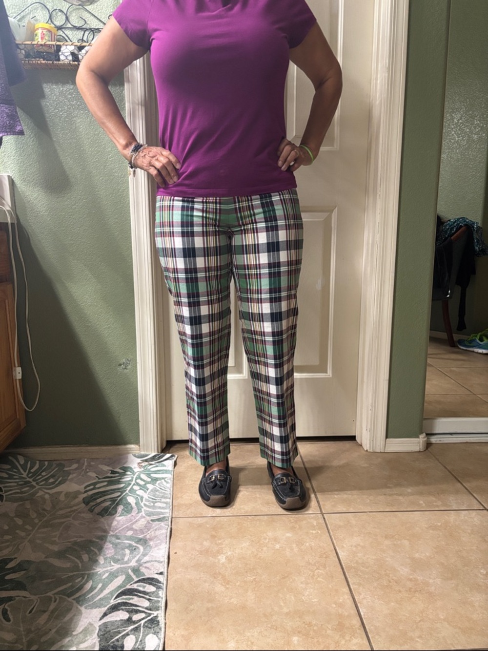Brooks Brothers Multicolor Plaid Trousers